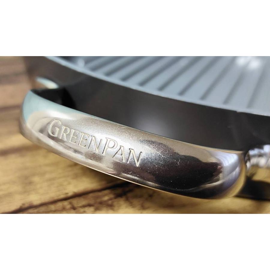 グリーンパン ノンスティックグリルパン ヘルシーセラミック 28cm