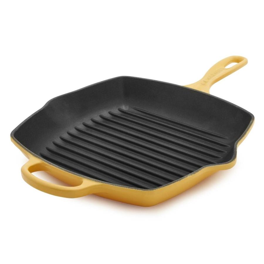 ルクルーゼ グリルパン スクエア フライパン ハニーイエロー Le Creuset Honey Square Grill Pan