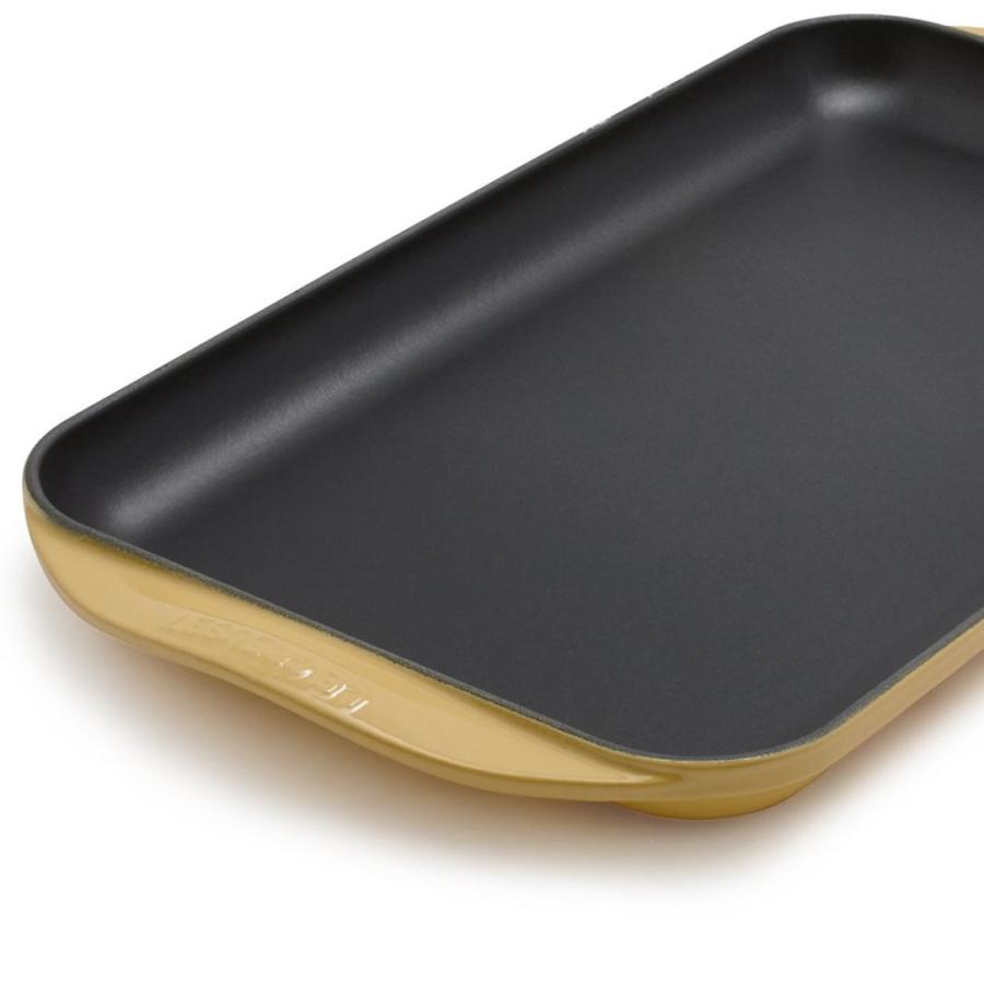 ルクルーゼ エキストララージ ダブルバーナー グリドル 鉄板焼 フライパン ハニー Le Creuset Extra-Large Double-Burner Griddle Honey｜akt8｜02