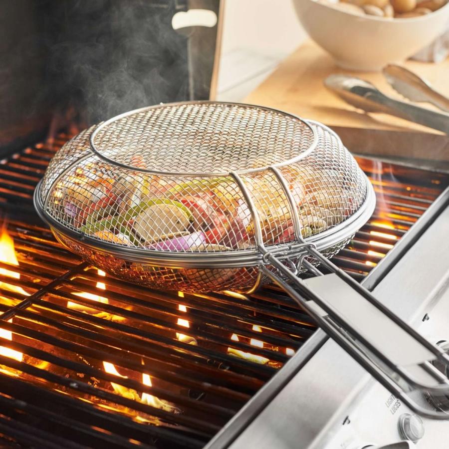 メッシュ グリルパンセット 網バスケット Sur La Table 2-In-1 メッシュ グリルパンセット 網バスケット Sur La Table 2-In-1