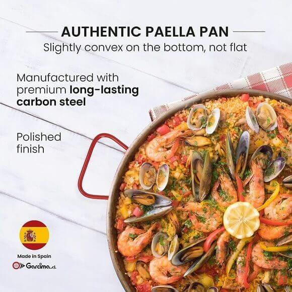 スペイン パエリア鍋 パエリアパン フライパン スキレットパン 約34cm
