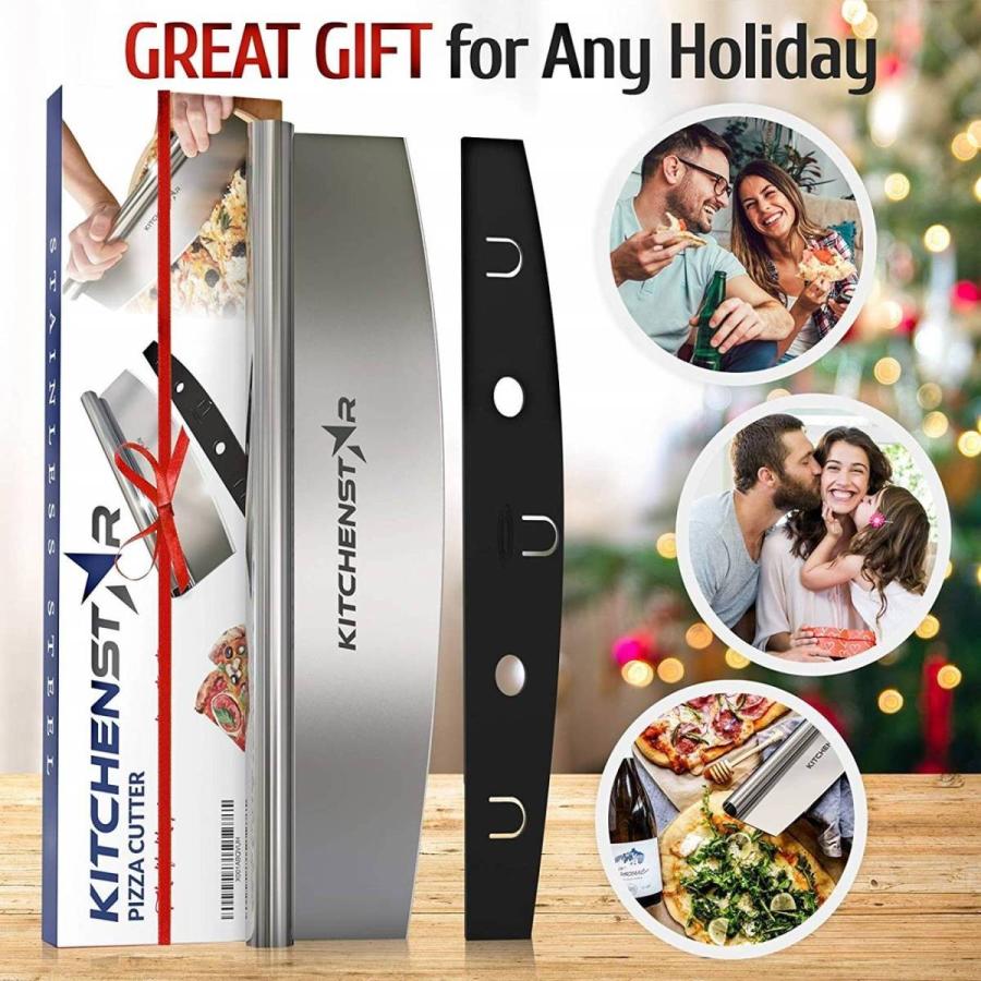 ピザクラフト ピザカッター ロッキングピザカッター 半月型カッター