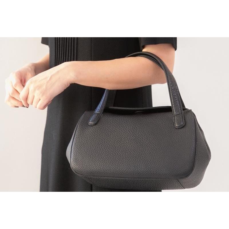 フォーマルバッグ 良質牛革 本革 日本製 ブラック No.2646