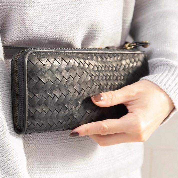 日本正規品 長財布 お財布 L字ファスナー長財布 ブラック No 568 ポニーメッシュ 馬革 本革 レザー ウォレット Wallet 男女兼用財布 レディース メンズ財布 送料無料 Karmagazine Net