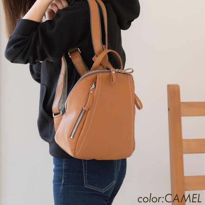 リュックサック 牛革リュック 日本製 牛革 2858 キャメル 高級本革 バックパック かばん レディースバッグ カジュアルバッグ 通勤通学かばん 軽量 Akt8 通販 Yahoo ショッピング