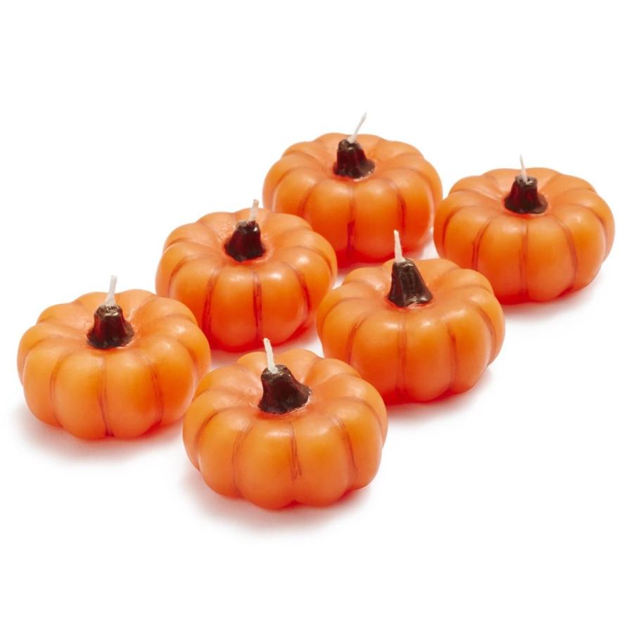 パンプキン キャンドル ６個 ハロウィン かぼちゃ ローソク Pumpkin Candles, Set of 6 surlatable｜akt8