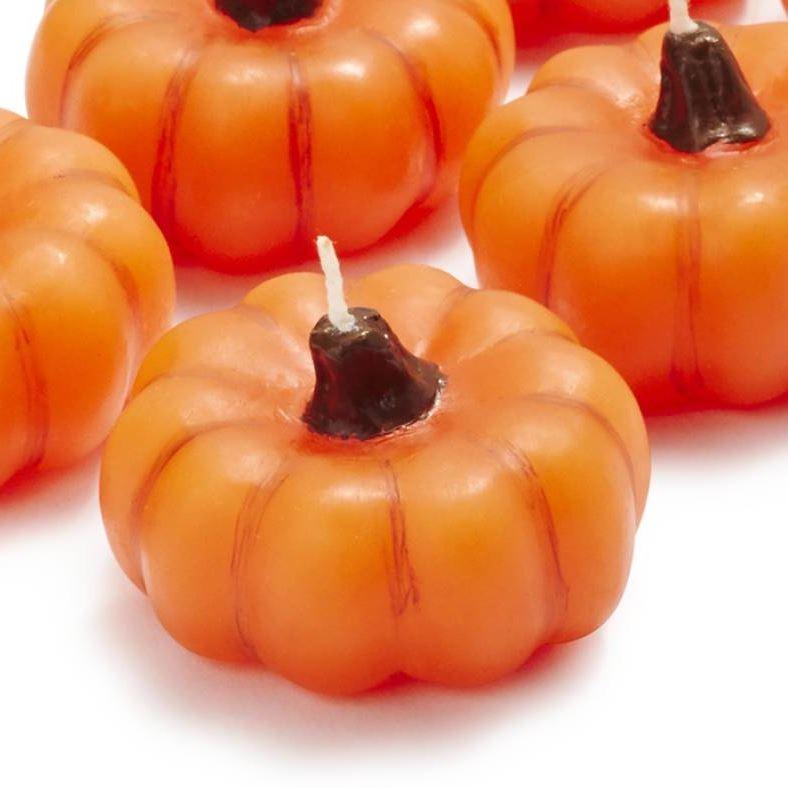 パンプキン キャンドル ６個 ハロウィン かぼちゃ ローソク Pumpkin Candles, Set of 6 surlatable｜akt8｜02