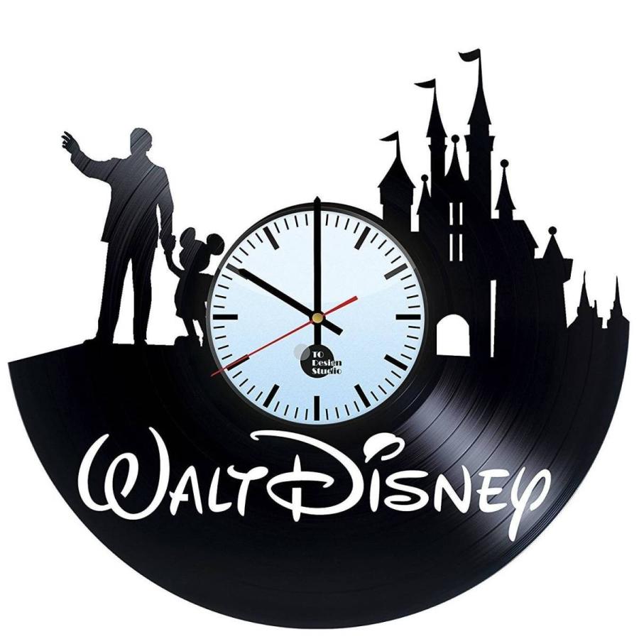 ウォルトディズニー掛時計 ミッキー掛時計 ウオールクロック 壁掛け 時計 置き時計 かわいい時計 Walt Disney Wall Clock Mickey Mouse ミッキーマウス 城｜akt8