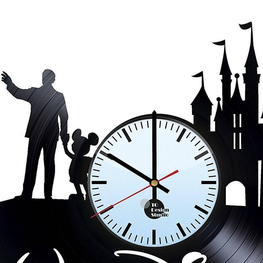 ウォルトディズニー掛時計 ミッキー掛時計 ウオールクロック 壁掛け 時計 置き時計 かわいい時計 Walt Disney Wall Clock Mickey Mouse ミッキーマウス 城｜akt8｜02