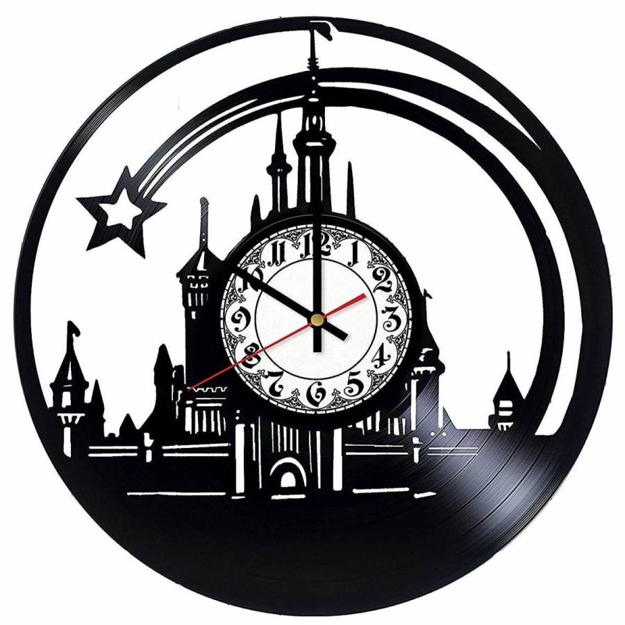 ウォルトディズニー掛時計 シンデレラ城 掛時計 ウオールクロック 壁掛け 時計 置き時計 かわいい時計 Walt Disney Wall Clock Mickey Mouse ディズニーランド｜akt8