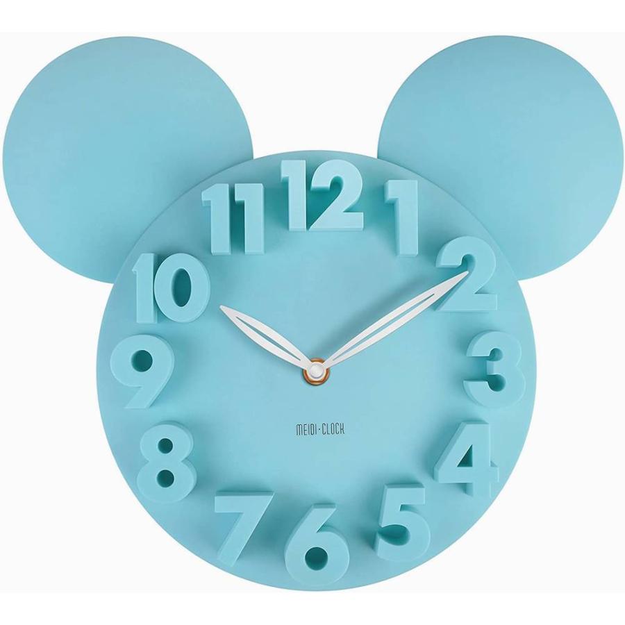 ウォルトディズニー掛時計 ミッキー掛時計 ウオールクロック 壁掛け 時計 かわいい時計 ブルー Walt Disney 3D Wall Clock  Mickey Mouse ミッキーマウス :2003147:akt8 - 通販 - Yahoo!ショッピング