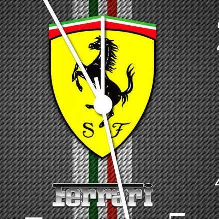 Ferrari（フェラーリ） フェラーリ時計 スーパーカー掛時計 ウオール