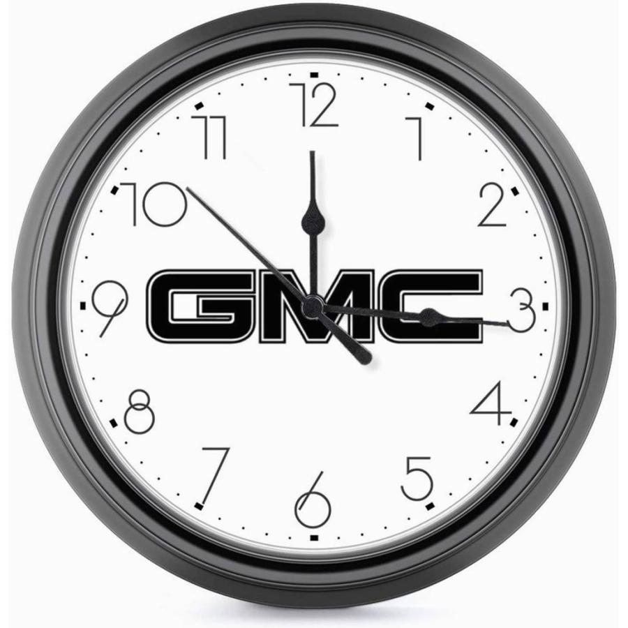 ジーエムシー時計 高級外車時計 壁掛け時計 Wall プレゼント 壁掛け時計 Gmc ウオールクロック アメ車 Wall ジーエムシーロゴマーク 高級車掛時計 Akt8 Logo アート時計 Clocks