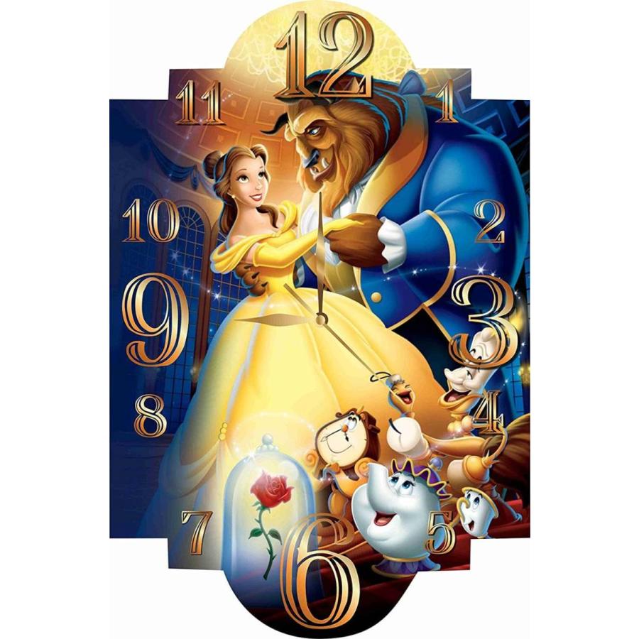 レア！ディズニー美女と野獣ヴィンテージコレクション☆木製ボックス入り腕時計難あり CD183S】ディズニー木製からくりオルゴール 美女と野獣