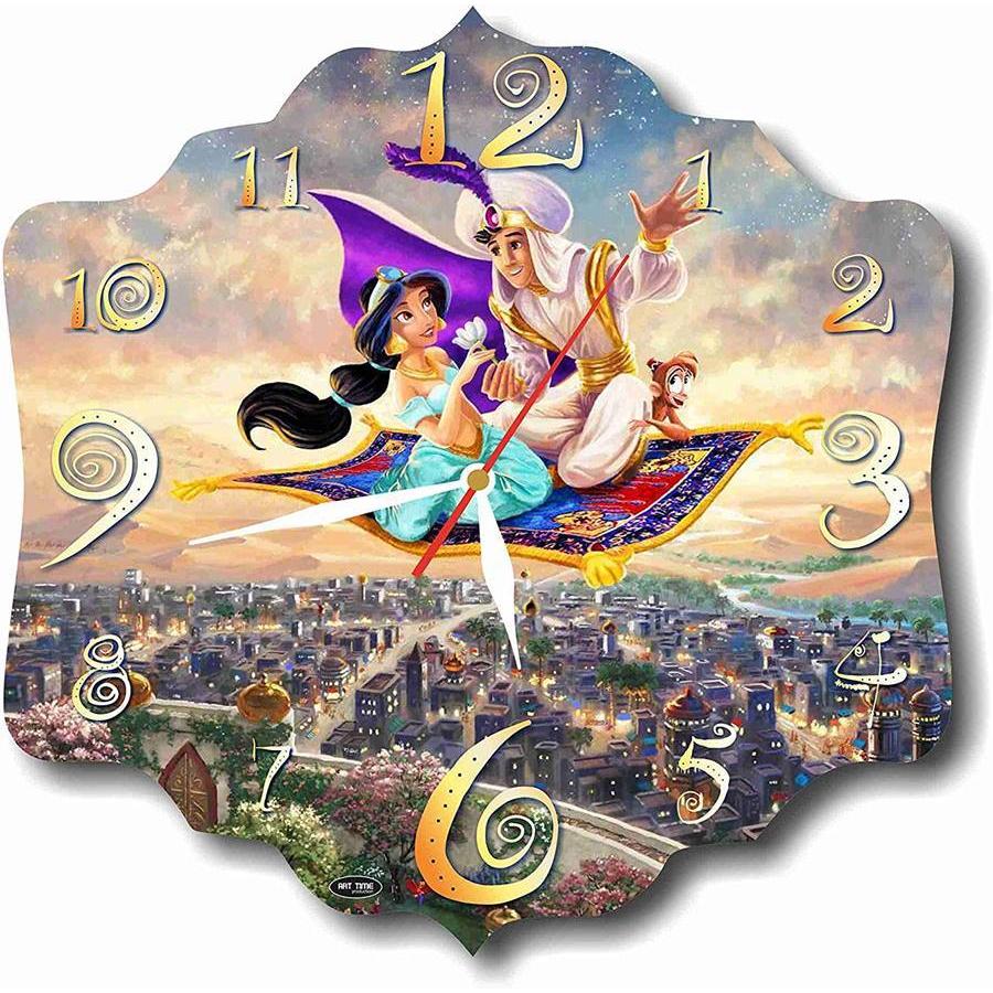 Disney（ディズニー） ディズニーワールド掛時計 アラジン掛時計