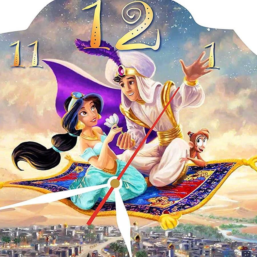 Disney ディズニーワールド掛時計 アラジン掛時計 ウオール Disney ディズニーワールド掛時計 アラジン掛時計 ウオール