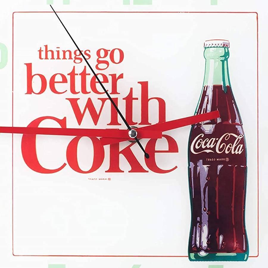 Coca Cola/コカコーラ◆Coke/コーク◆時計/掛け時計◆点灯式 Amazon.co.jp: コカ・コーラ ネオン クロック レトロ 壁掛時計