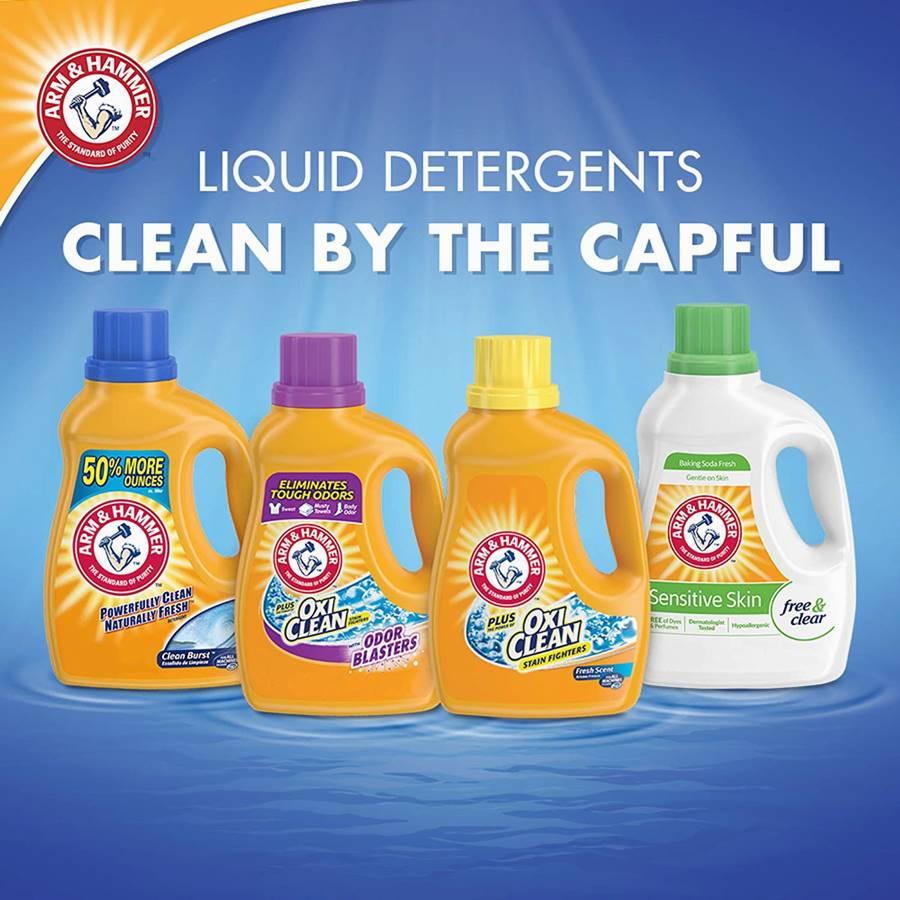 Arm & Hammer オキシクリーン配合 強力シミ取り 液体洗剤 2本セット アーム＆ハンマー 洗濯洗剤 プラスオキシクリーン Arm & Hammer : akt8