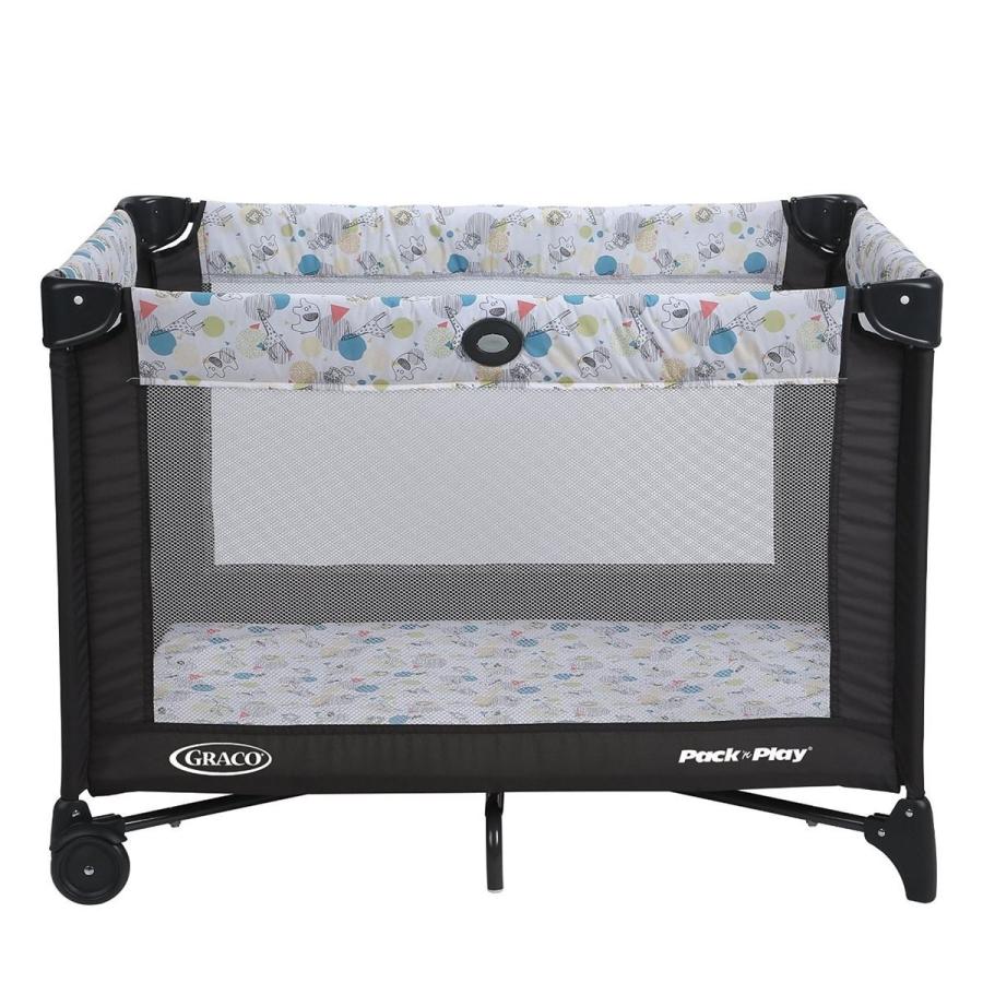 グレコ パックン プレイヤード カーニバル Graco Pack 'n Play Playard with Automatic Folding Feet, Carnival 1946962の画像