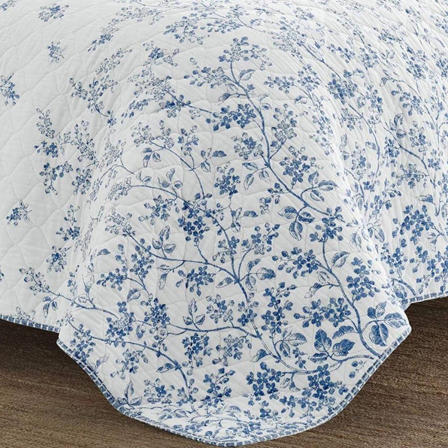 LAURA ASHLEY（ローラアシュレイ） ベッドカバー ピロカバー 3点セット