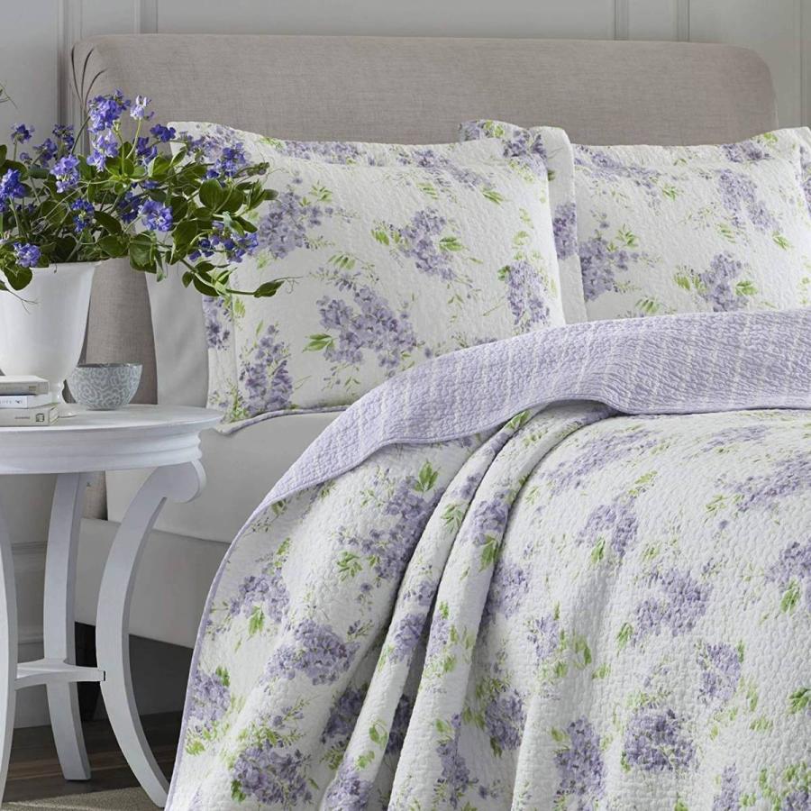 LAURA ASHLEY（ローラアシュレイ） ベッドカバー ピロカバー 3点セット