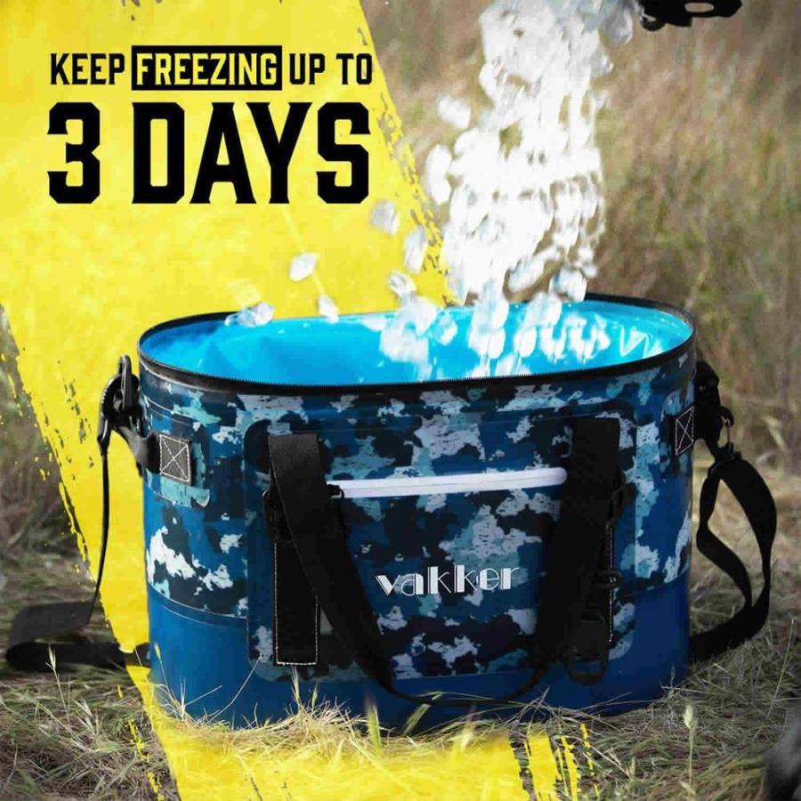 バッカ― ポータブルクーラーバッグ アウトドア キャンプ BBQ 保温保冷ボックス ランチボックス ビーチバッグ VAKKER 30 Can Insulated Cooler Bagの画像