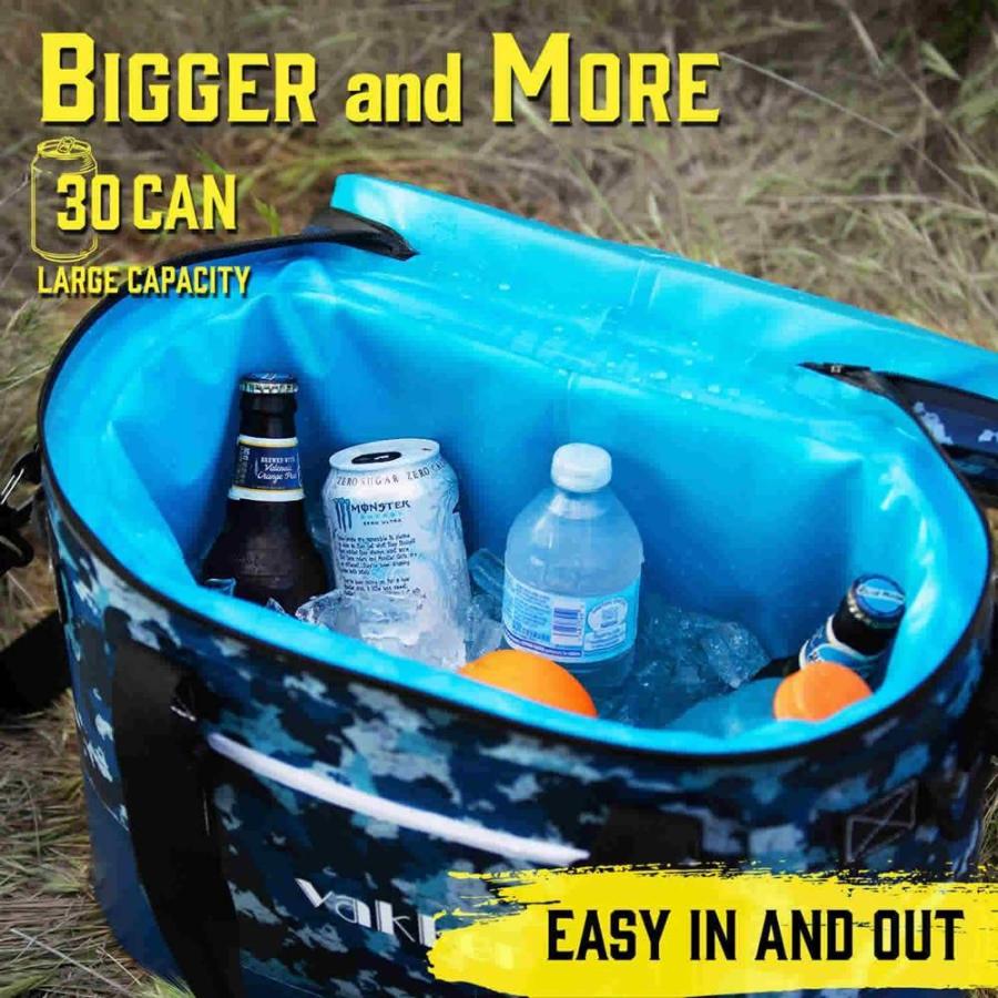 バッカ― ポータブルクーラーバッグ アウトドア キャンプ BBQ 保温保冷ボックス ランチボックス ビーチバッグ VAKKER 30 Can Insulated Cooler Bagの画像