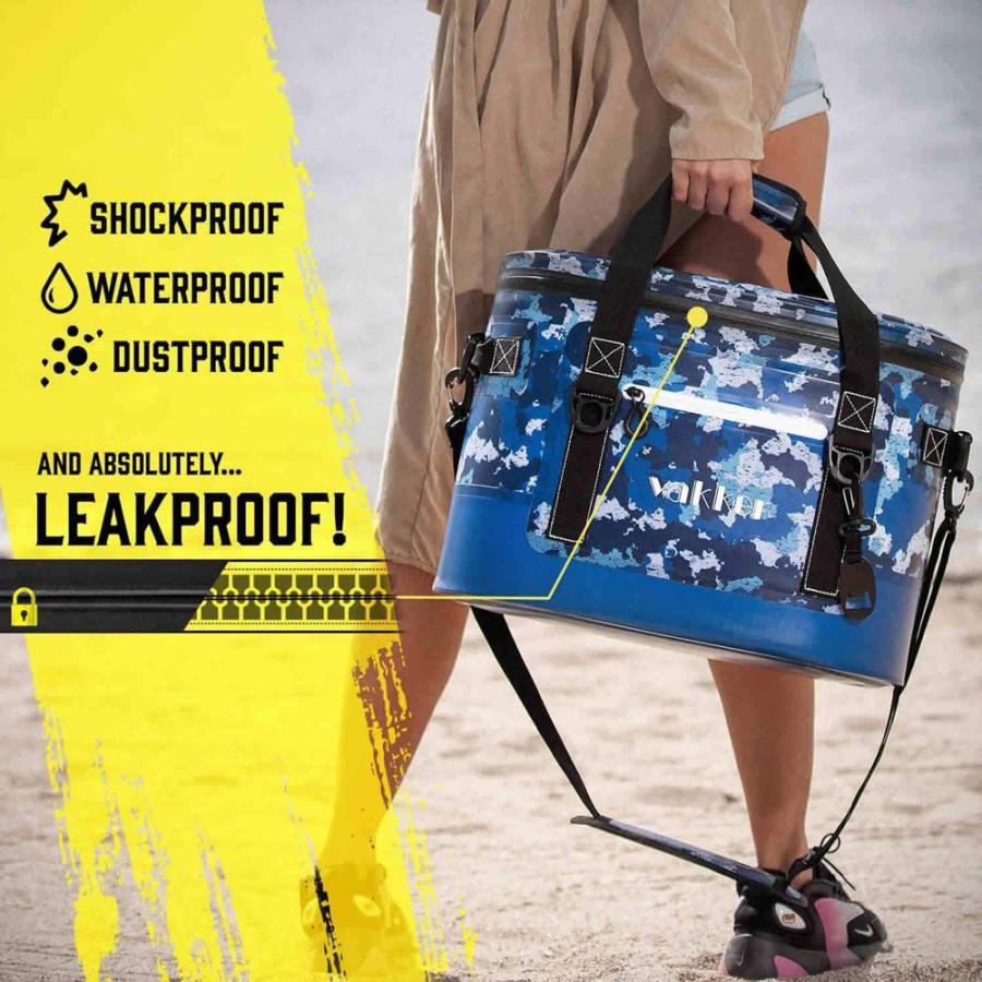 バッカ― ポータブルクーラーバッグ アウトドア キャンプ BBQ 保温保冷ボックス ランチボックス ビーチバッグ VAKKER 30 Can Insulated Cooler Bagの画像