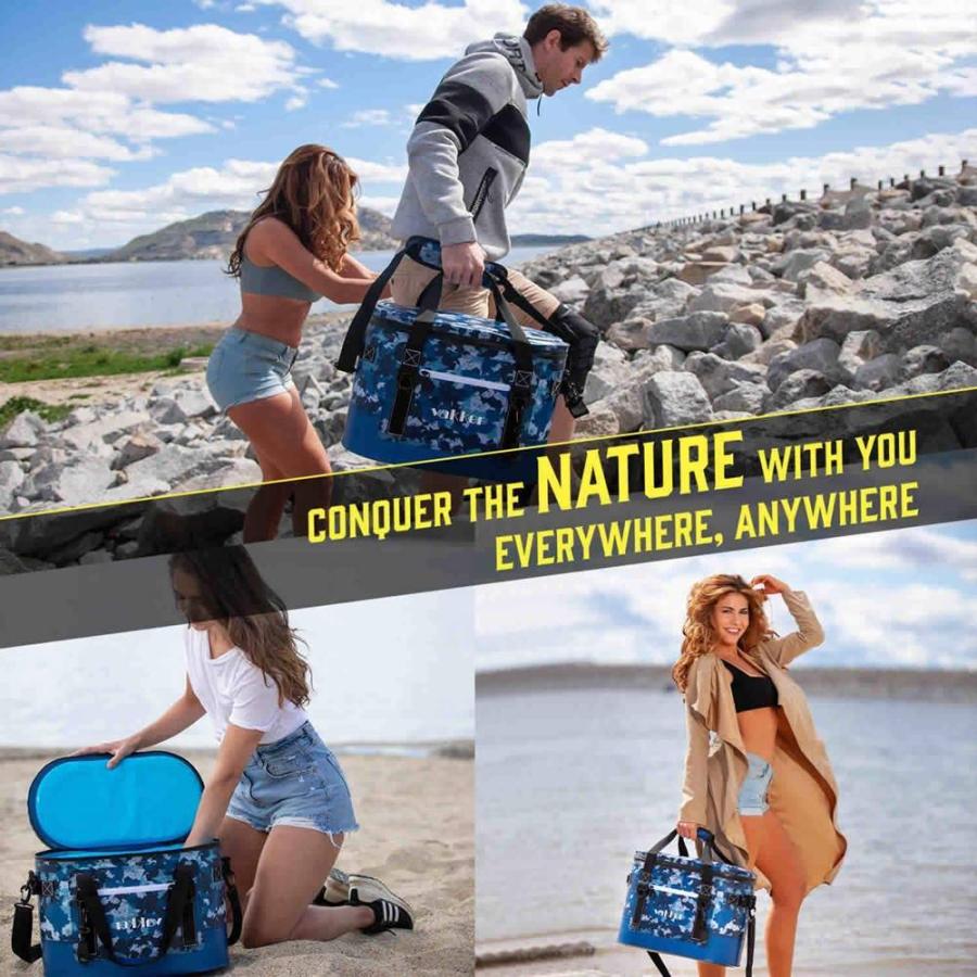 バッカ― ポータブルクーラーバッグ アウトドア キャンプ BBQ 保温保冷ボックス ランチボックス ビーチバッグ VAKKER 30 Can Insulated Cooler Bagの画像