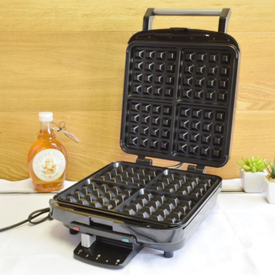 ベルギーワッフルメーカー 4枚焼 クイジナート Cuisinart WAF150 4Slice Belgian Waffle Maker