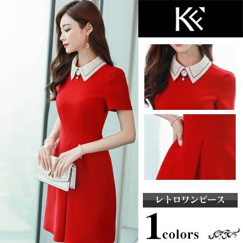 新しい到着 ワンピース レディース 40代 きれいめ 50代 30代 上品 ドレス レトロ ミニ シャツ 21年春夏再販 Www Yalaphone Com