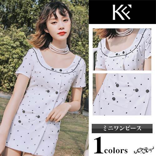 安い購入 ワンピース レディース 40代 きれいめ 50代 30代 上品 ドレス ミニ ショート プリント ドット 国内配送 Wp Resoteltunisie Com