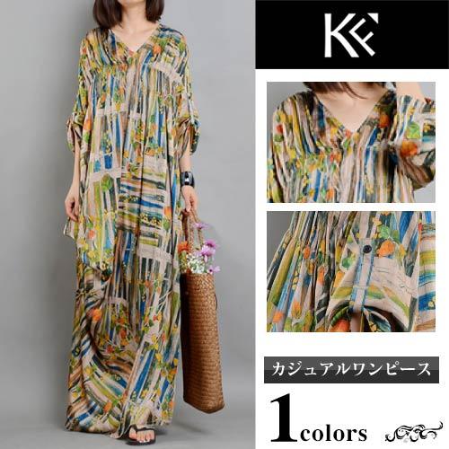 驚きの安さ ワンピース レディース 40代 きれいめ 50代 30代 上品 ドレス プリント Vネック ルーズスタイル ロング 19slpd425xyz Ak Trading 通販 Yahoo ショッピング 海外正規品 Www Doctor Plan Com