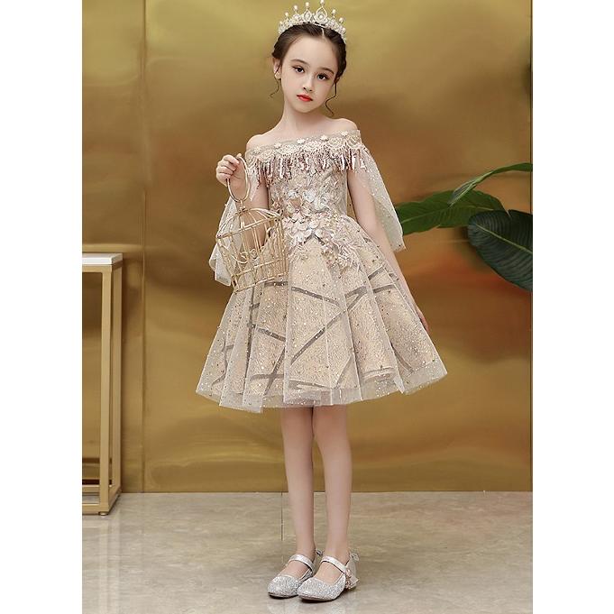 ベージュ 子供ドレス 女の子 キッズ パーティー 入園 結婚式 発表会 可愛い おしゃれ 安い ワンピース 子供服 卒園式 入学式 フォーマル Drs162 Ak Trading 通販 Yahoo ショッピング