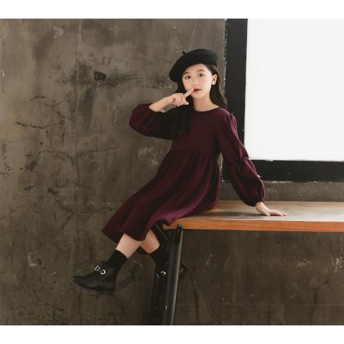 ワインレッド ワンピース キッズ 女の子 子供 フォーマル 長袖 卒業式 卒園式 入学式 入園式 お受験 面接 結婚式 法事 発表会 おしゃれ 安い Ops28 Ak Trading 通販 Yahoo ショッピング