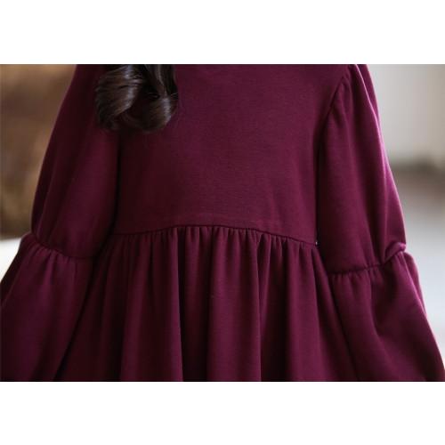 ワインレッド ワンピース キッズ 女の子 子供 フォーマル 長袖 卒業式 卒園式 入学式 入園式 お受験 面接 結婚式 法事 発表会 おしゃれ 安い Ops28 Ak Trading 通販 Yahoo ショッピング