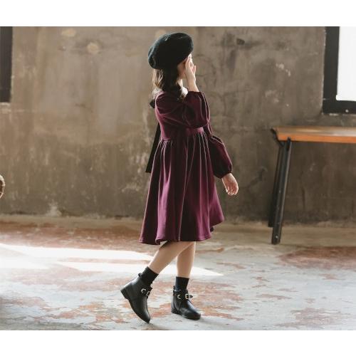 ワインレッド ワンピース キッズ 女の子 子供 フォーマル 長袖 卒業式 卒園式 入学式 入園式 お受験 面接 結婚式 法事 発表会 おしゃれ 安い Ops28 Ak Trading 通販 Yahoo ショッピング