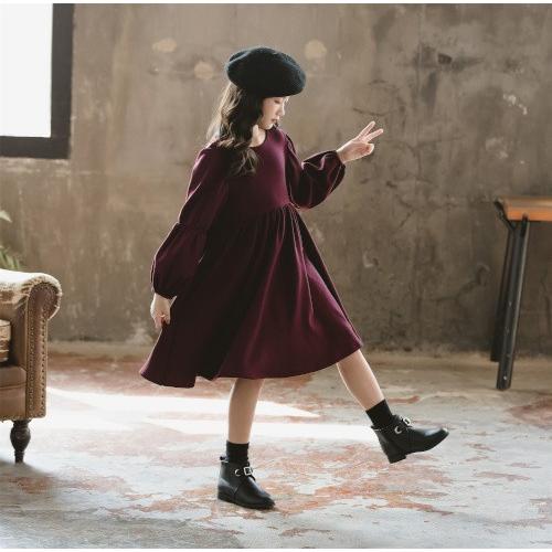 ワインレッド ワンピース キッズ 女の子 子供 フォーマル 長袖 卒業式 卒園式 入学式 入園式 お受験 面接 結婚式 法事 発表会 おしゃれ 安い Ops28 Ak Trading 通販 Yahoo ショッピング
