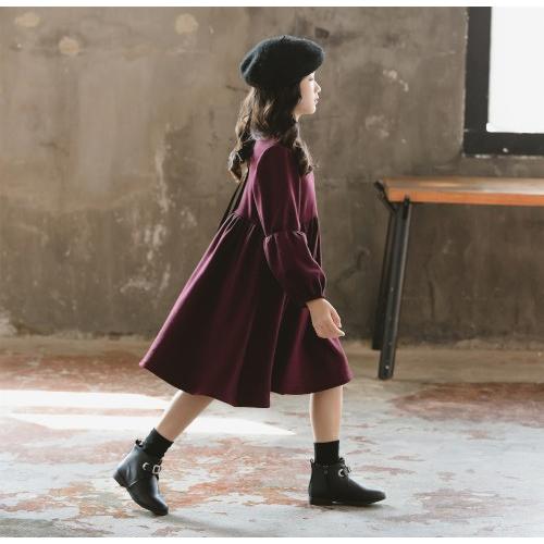 ワインレッド ワンピース キッズ 女の子 子供 フォーマル 長袖 卒業式 卒園式 入学式 入園式 お受験 面接 結婚式 法事 発表会 おしゃれ 安い Ops28 Ak Trading 通販 Yahoo ショッピング