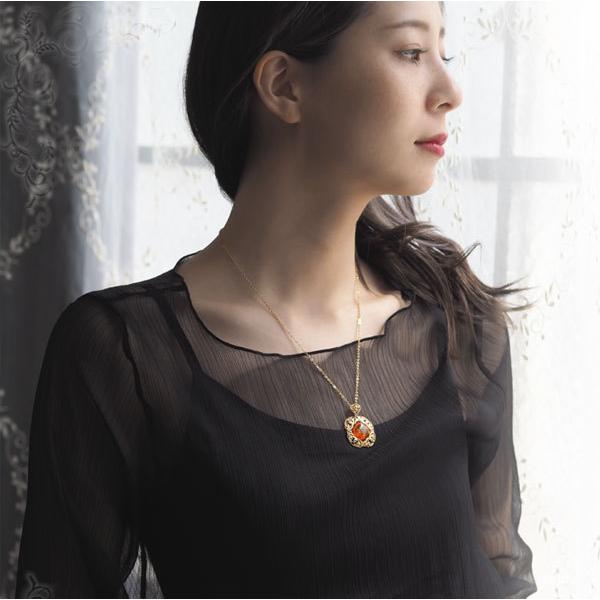 18K ゴールド ネックレス アンティーク風 グリーン ゴールドネックレス｜ネックレス｜ノジェス 公式オンラインストア