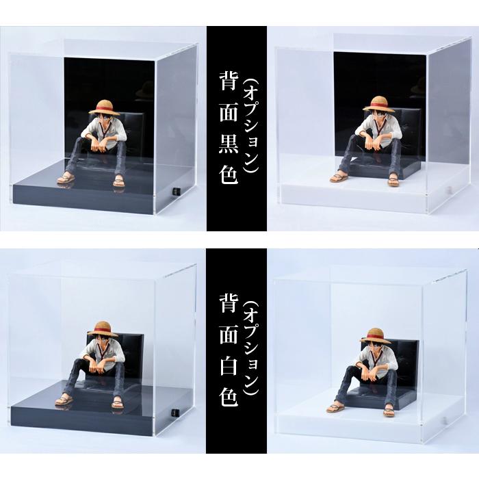 ビス留め台座】透明 アクリルケース W360 H360 D360