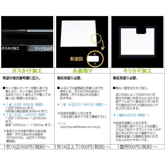 直径450mm 板厚3mm 黒・白色 円形 アクリル板 (押出)丸板 工作 DIY