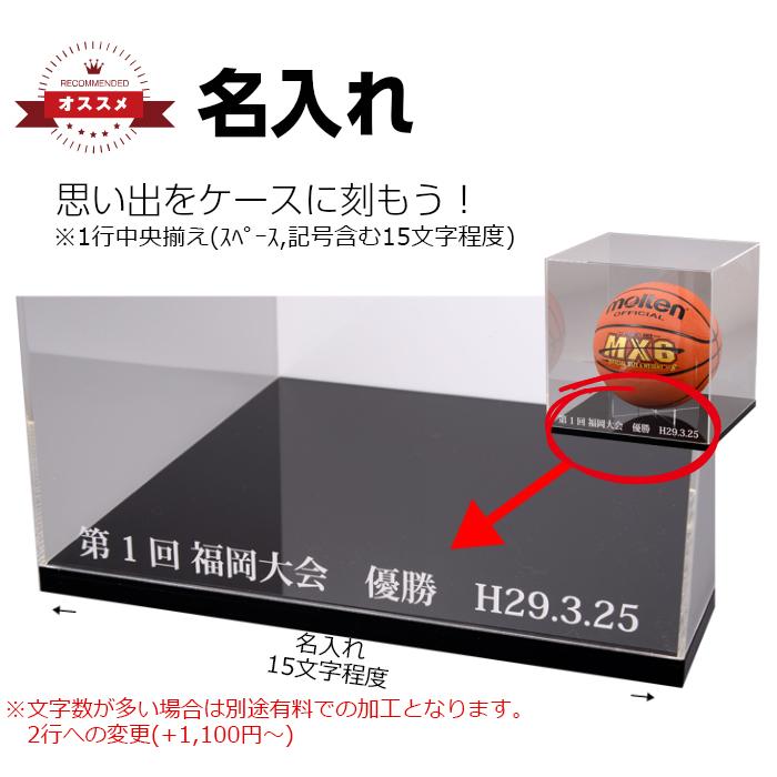 名入れ】バスケットボールケース 選べるボールスタンド付 W300mm