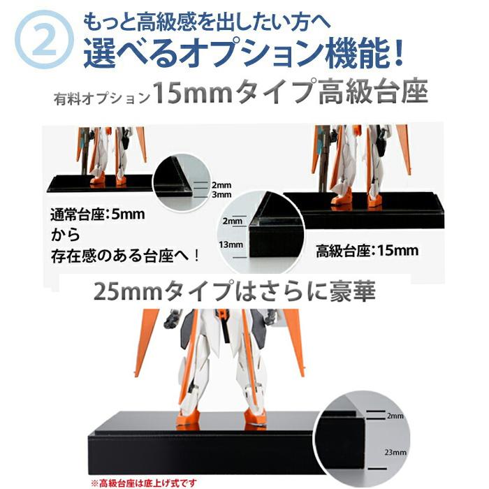 W100mm H100mm D100mm 【台座あり】透明 アクリルケース コレクション