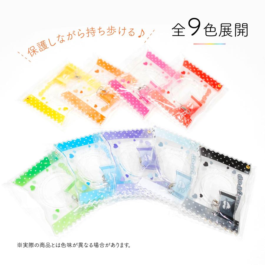 缶バッジフレーム 飴 キーホルダー 推し活グッズ SNS映え キャンディ