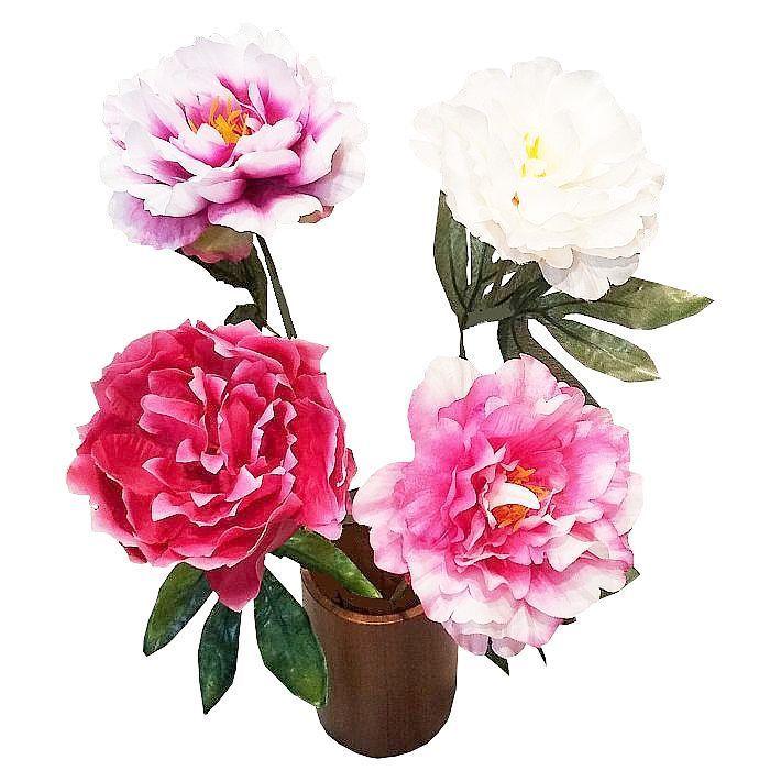 造花・春）シングルボタン / ぼたん・牡丹 ディスプレイ・アレンジ