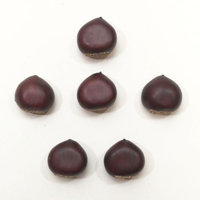 造花・秋・実物）栗の実 / くり クリ 模造品 ディスプレイ用 | T0227