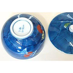 有田焼 フタ付五客湯のみ 高級 茶器 和食器 湯のみ 五客湯のみ 濃柿五