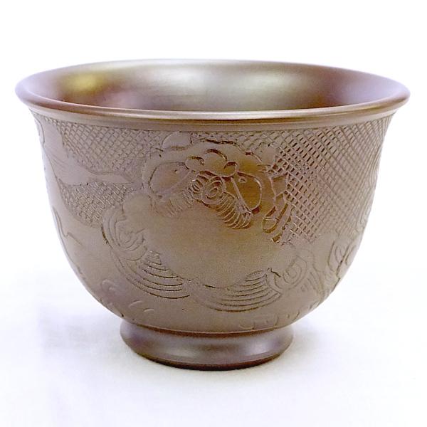 万古焼 湯のみ 祥司窯 手作り 5個セット 五客湯のみ 唐獅子五客湯のみ