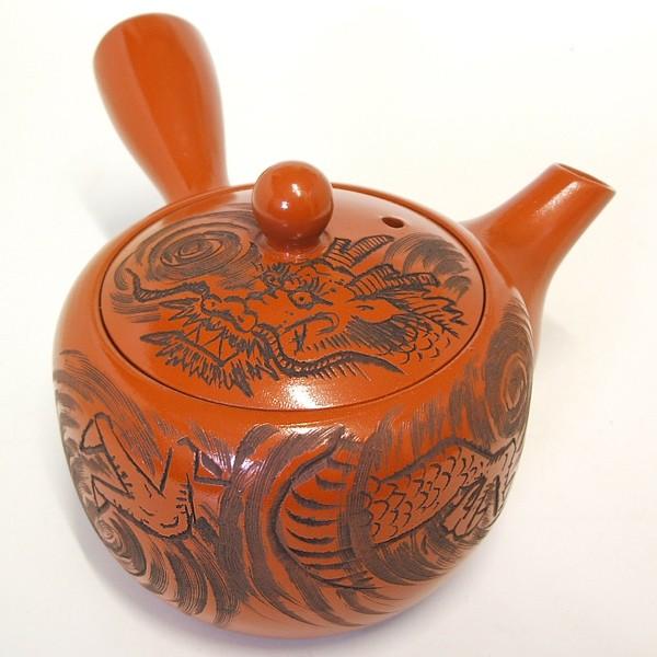 日本伝統工芸 未使用 純銅 急須 木製ハンドル付き 健水 茶こぼしセット